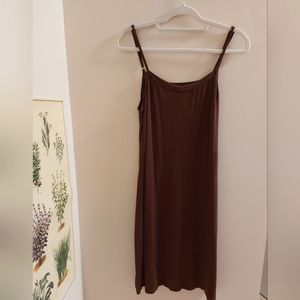 Avidlove Brown Slip Dress Night Gown